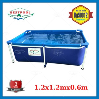 Bể Bơi Phao Bơi 1m2 Độ Bền 10 Năm  Khung Kim Loại Lắp Ghép Bảo Hành 3 Năm
