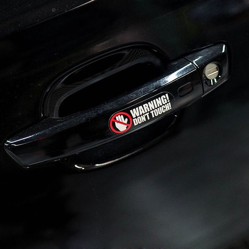 Phản quang Cảnh báo Mẹo Sticker Không chạm vào Dán trang trí Decal xe máy không thấm nước