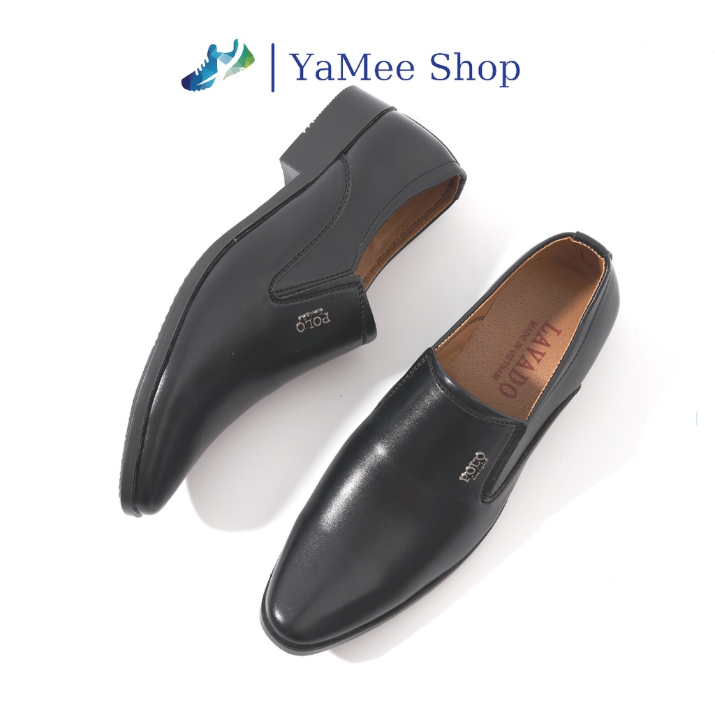 Giày công sở nam nappa cao cấp màu đen G101