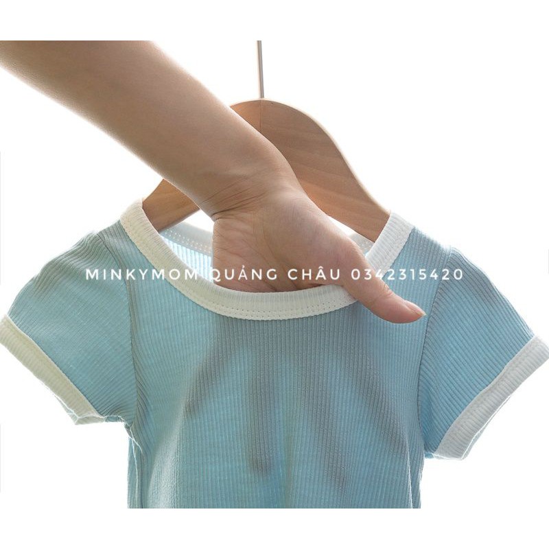 [Size 100-110] BỘ CỘC VIỀN THUN TĂM LẠNH QUẢNG CHÂU MINKY MOM