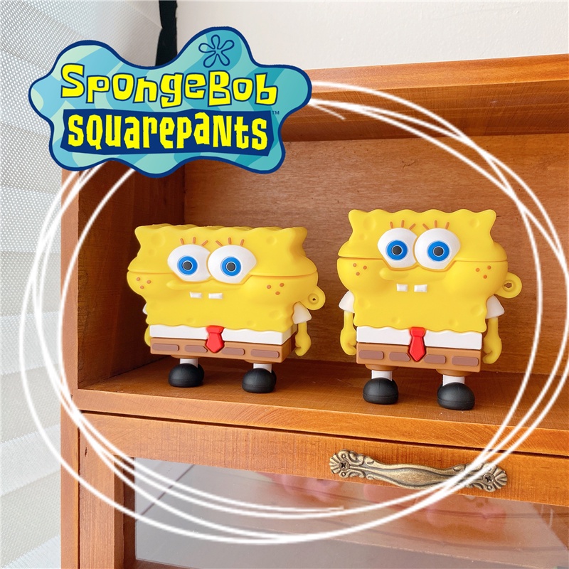 Vỏ Bảo Vệ Hộp Sạc Tai Nghe Airpods 3 Pro AirPods3 Họa Tiết Hoạt Hình SpongeBob Daxing SpongeBob Dễ Thương 2021 Ốp