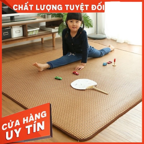 [bán lỗ xin đánh giá] THẢM - CHIẾU CÓI TRẢI SÀN, THẢM MÂY ĐIỀU HÒA 3 LỚP - KT: M6/M8/2.2M