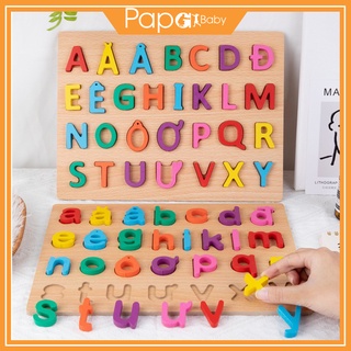 Bảng chữ cái Tiếng Việt bằng gỗ