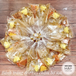 Bánh tráng dẻo cay cuốn bơ 10k