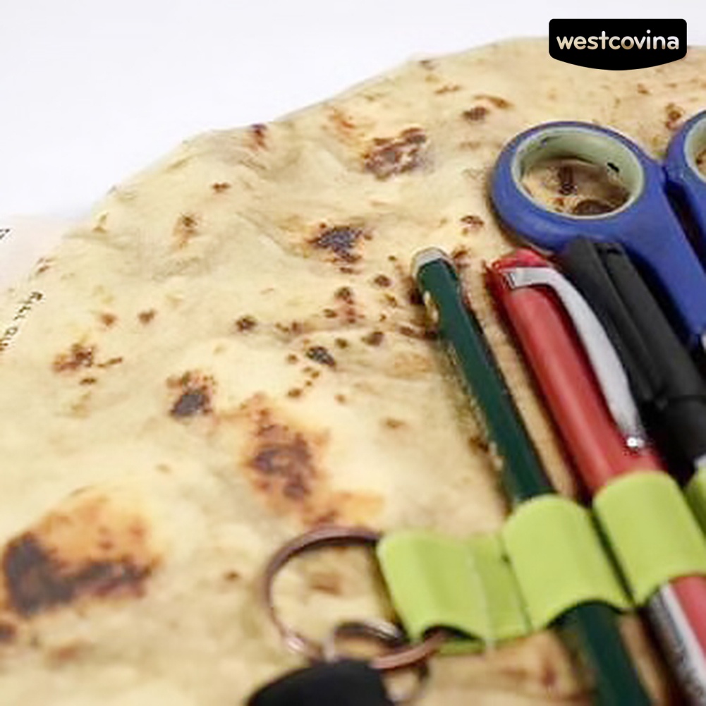 [Hot]✍Túi Đựng Bút Chì/Bút Chì Cuộn Hình Bánh Quy/Bánh Quy/Sesame Street Giống Thật