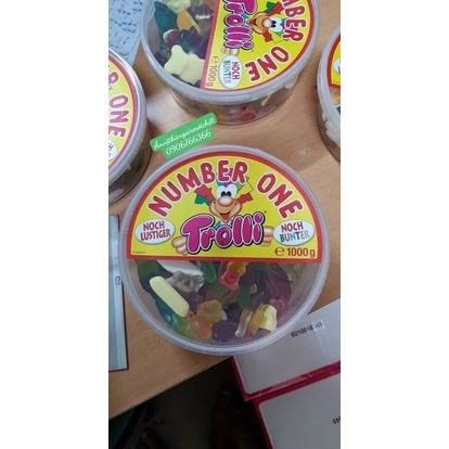 Kẹo Dẻo Hình Thú Trolli Number One, Trolli Fun For All Của Đức Hộp 1kg