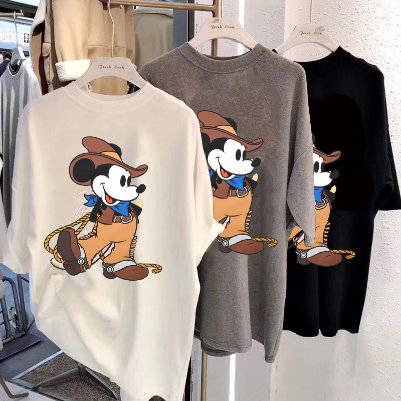 NRVP Áo Thun Ngắn Tay In Họa Tiết Phong Cách Hàn Quốc Dành Cho Nữ 2021