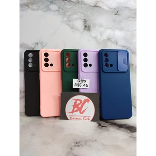 Ốp điện thoại có nắp trượt bảo vệ camera cho oppo a95 4g a95 4g 2021