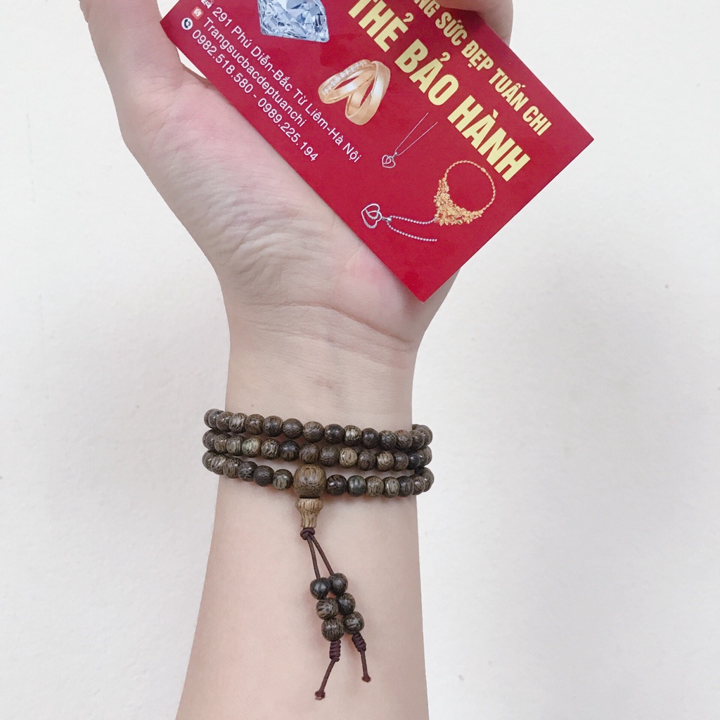 ⚡𝐇𝐀̣𝐓 𝟒𝐋𝐘⚡ Vòng Tay Trầm Hương Tặng Hộp Gấm- Chuỗi Tràng Hạt 108 Và 216 Hạt Size 4mm Hàng Chuẩn, Vòng Đôi Phong Thủy Đẹp