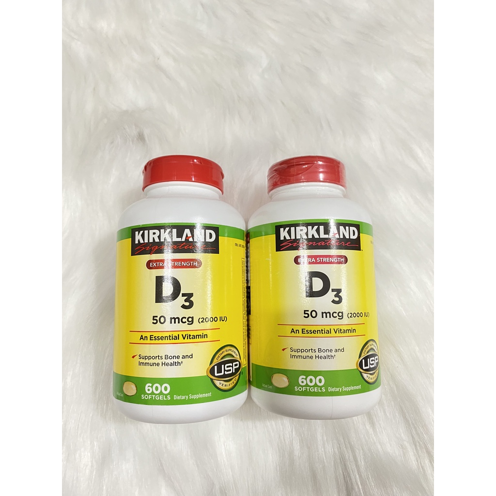 VIÊN UỐNG BỔ SUNG VITAMIN D3 KIRLAND CỦA MỸ
