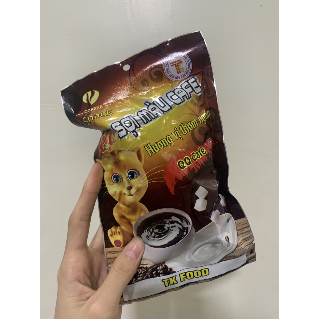 Đồ ăn vặt sợi màu cafe tuổi thơ công trường cay cay dumbum tiểu dần Chip snacks