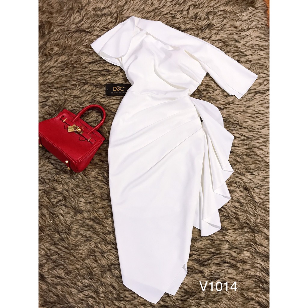 Váy trắng body V1014 - Đẹp Shop DVC (Kèm ảnh thật trải sàn do shop tự chụp) | BigBuy360 - bigbuy360.vn