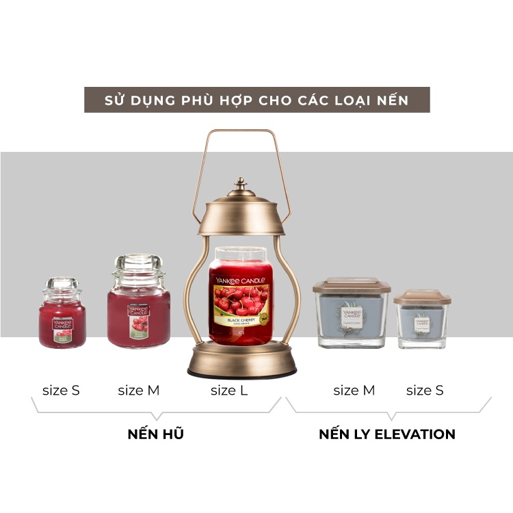 Đèn treo đốt nến Yankee Candle - Vintage