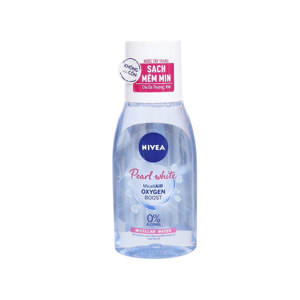 Nước tẩy trang Nivea Pearl White tinh chất ngọc trai sáng da - dành cho da thường125ml
