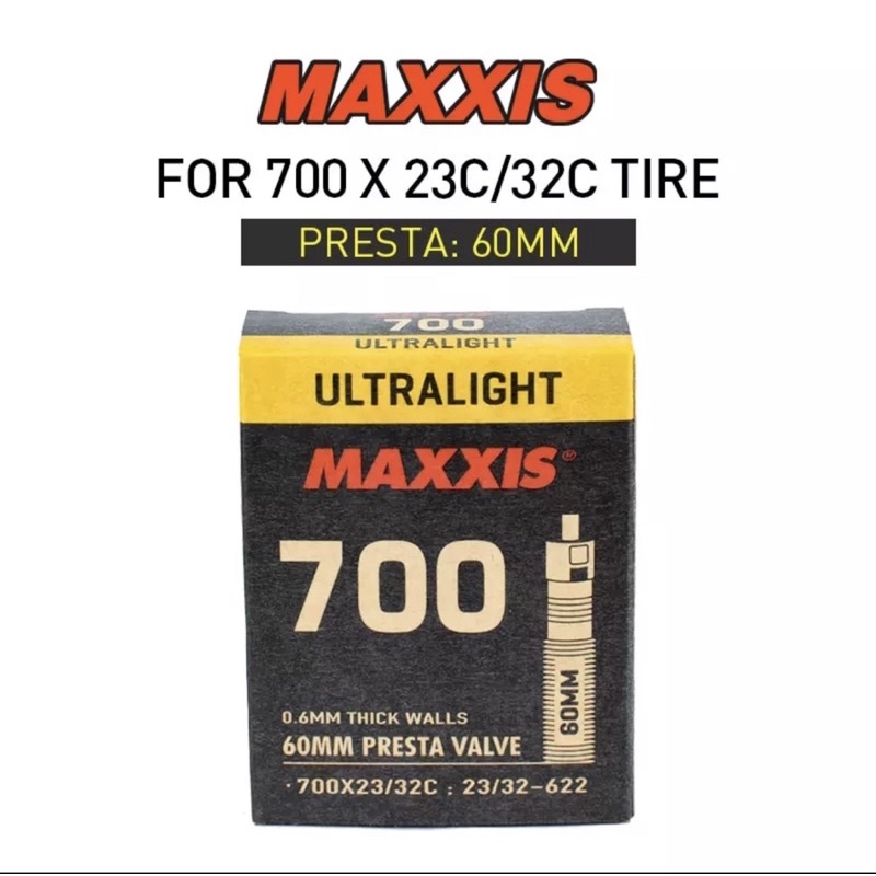 Ruột xe đạp - Săm MAXXIS Welter Weight dùng cho MTB/Tuoring/Road chính hãng