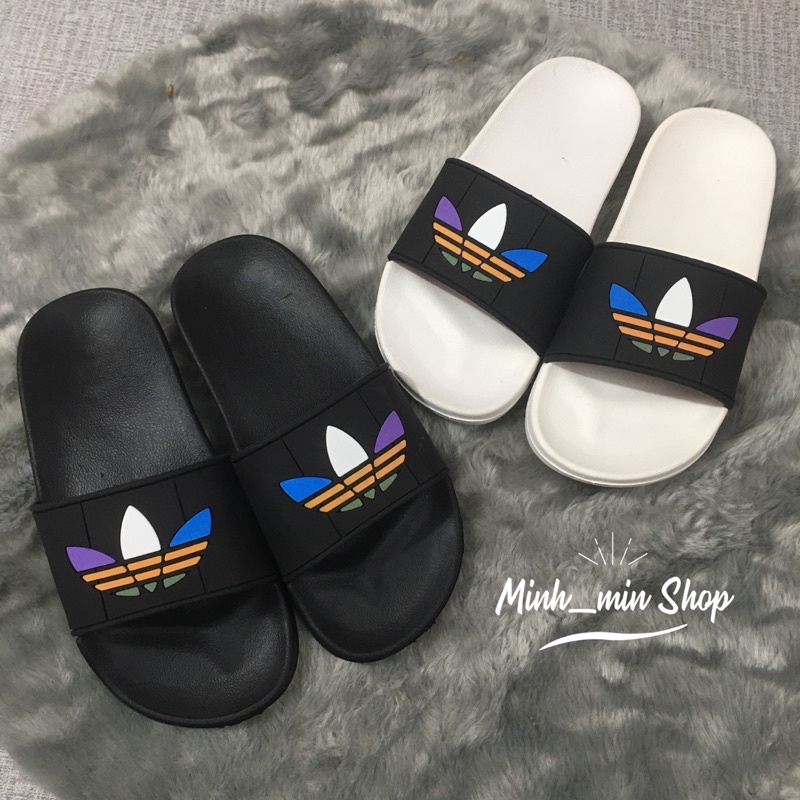 Dép Quai Ngang In Hình Ba Lá Sắc Nét, Dép Quai Ngang Nam Nữ Thời Trang