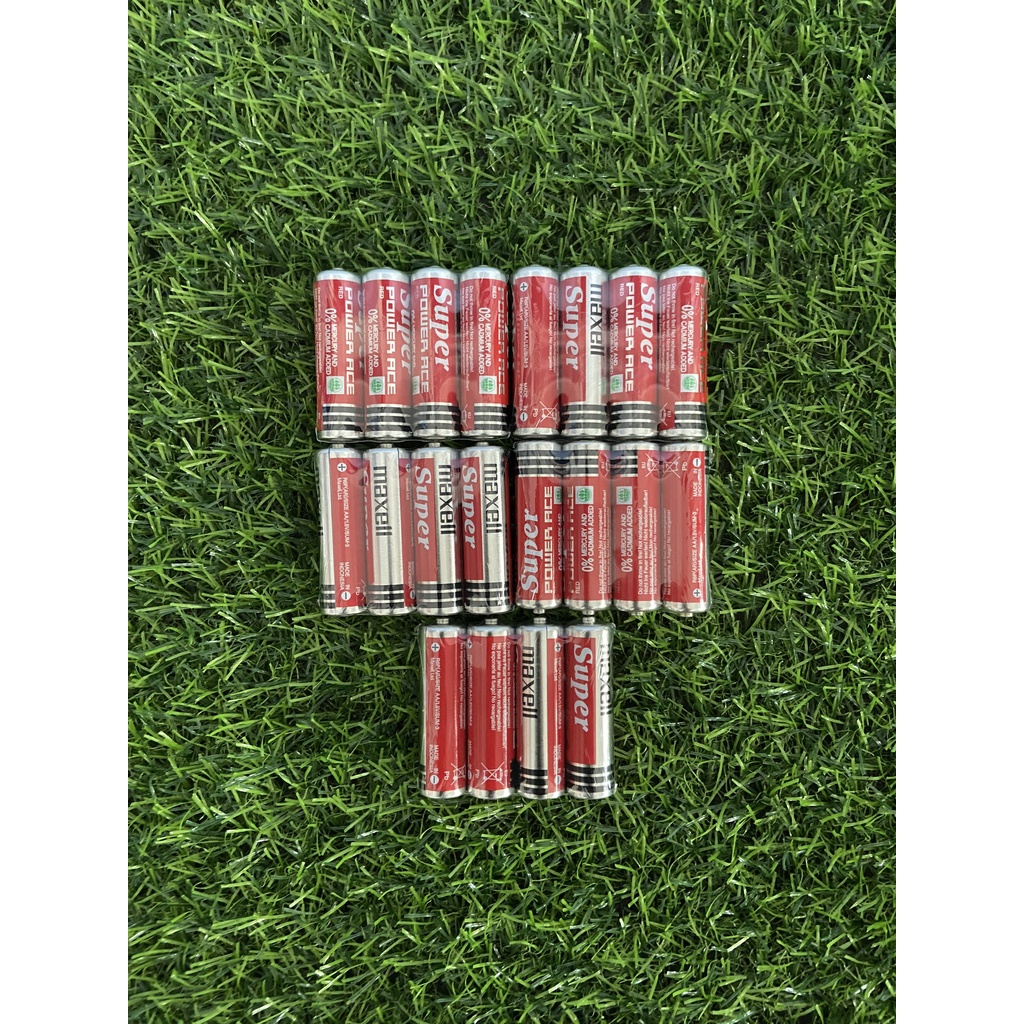 Pin Maxell 2A chính hãng, date mới_hộp 40 viên