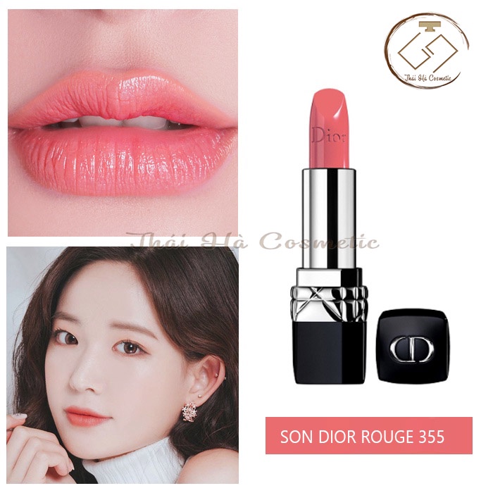 Son Dior Rouge 355 Màu cam đào Rayonnante