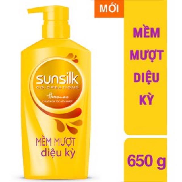 Dầu Gội Sunsilk 650ml ( Vàng)