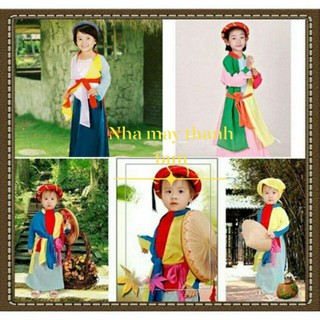 Áo tứ thân cho bé
