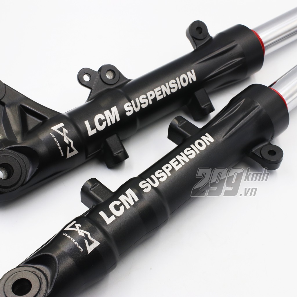 Bộ phuộc trước LCM Racing thay thế như zin dành cho xe Honda Winner X - Ti trắng