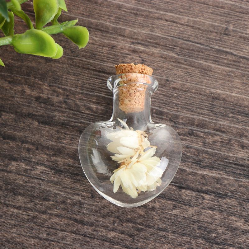 Lọ Thủy Tinh Mini Có Nút Bần Dùng Trang Trí Tiệc DIY