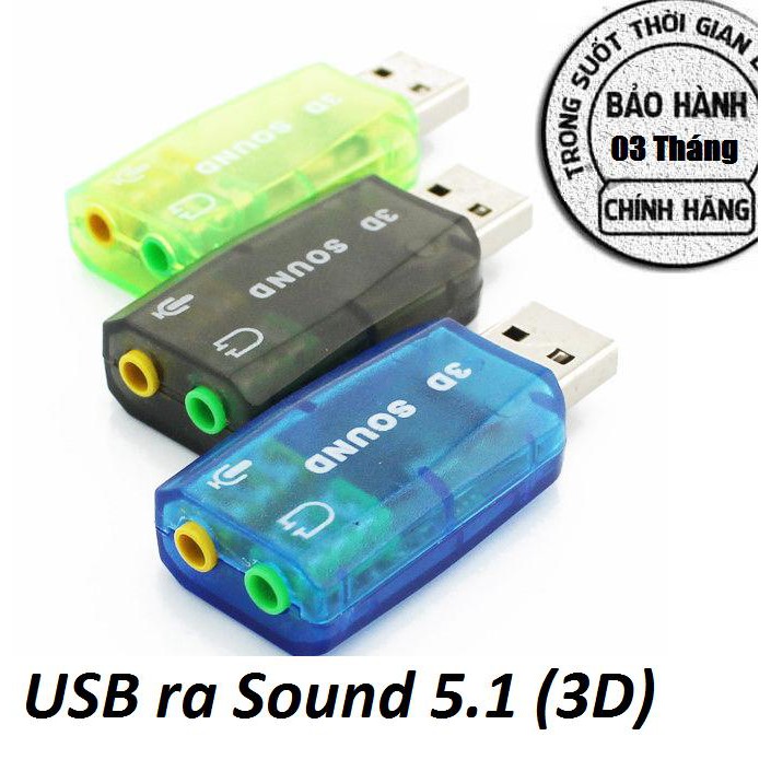 USB ra sound 5.1 (3D)