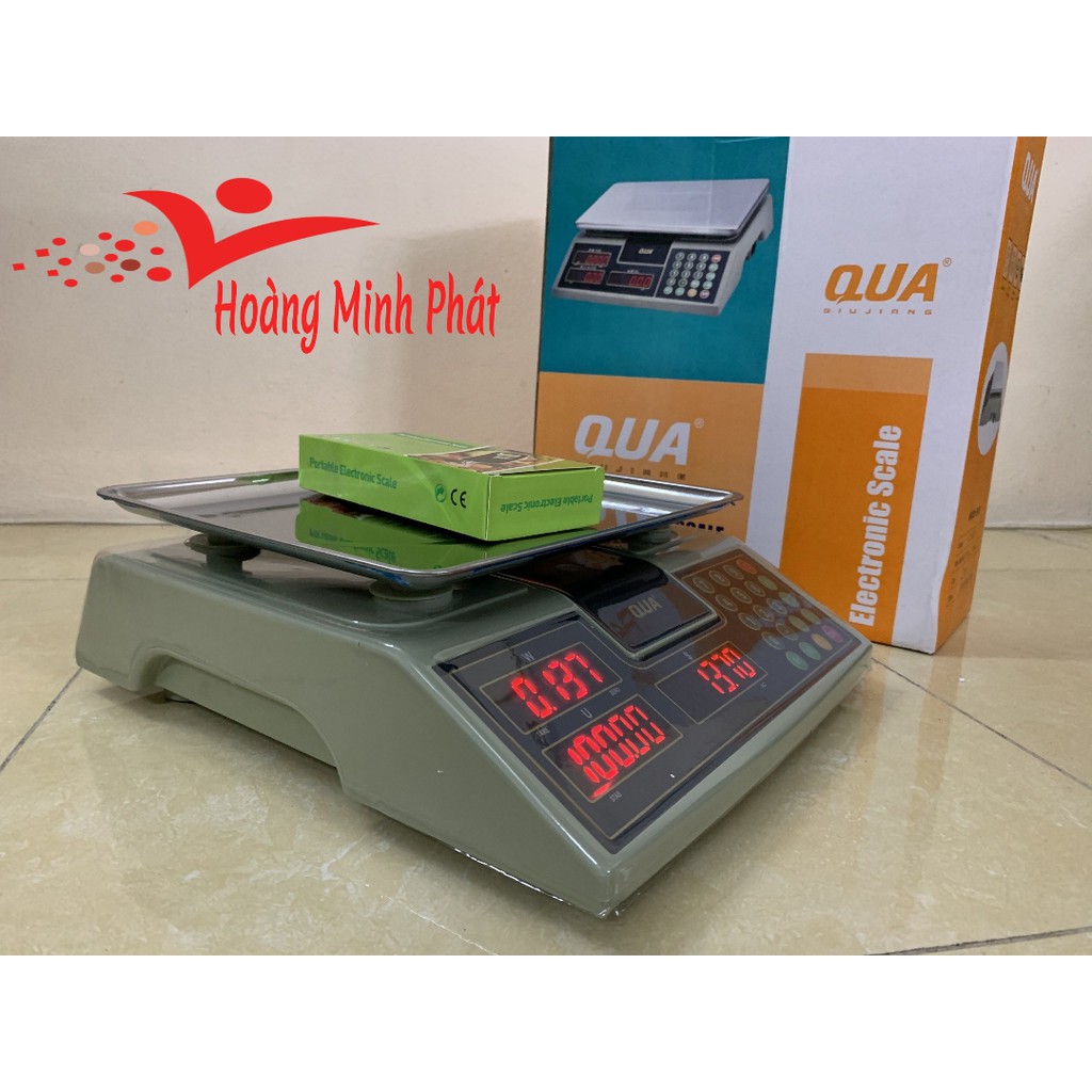 [ RẺ VÔ ĐỊCH ] CÂN ĐIỆN TỬ TÍNH TIỀN 30Kg/1gam - QUA910 Đài Loan - BH 2 năm