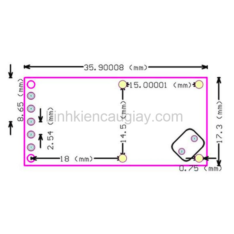 Module Cảm Biến Rada RCWL-0516