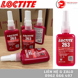 Keo loctite khoá ren 263 - 50ml và 250ml