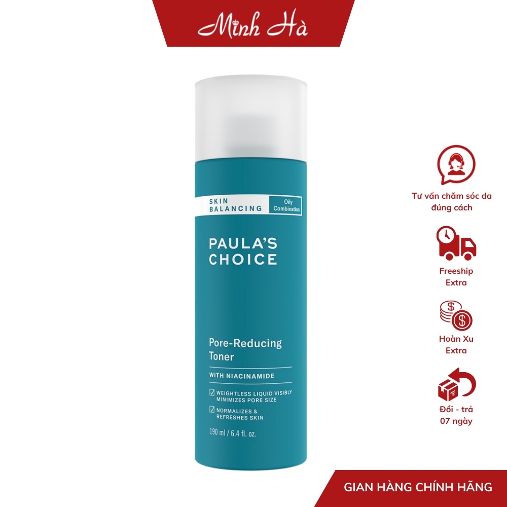 Nước cân bằng dành cho da dầu Paula's Choice Skin Balancing Pore Reducing Toner 190ml - Mã 1350