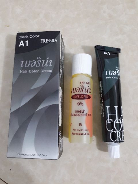 Thuốc nhuộm tóc đen berina A1 thái lan