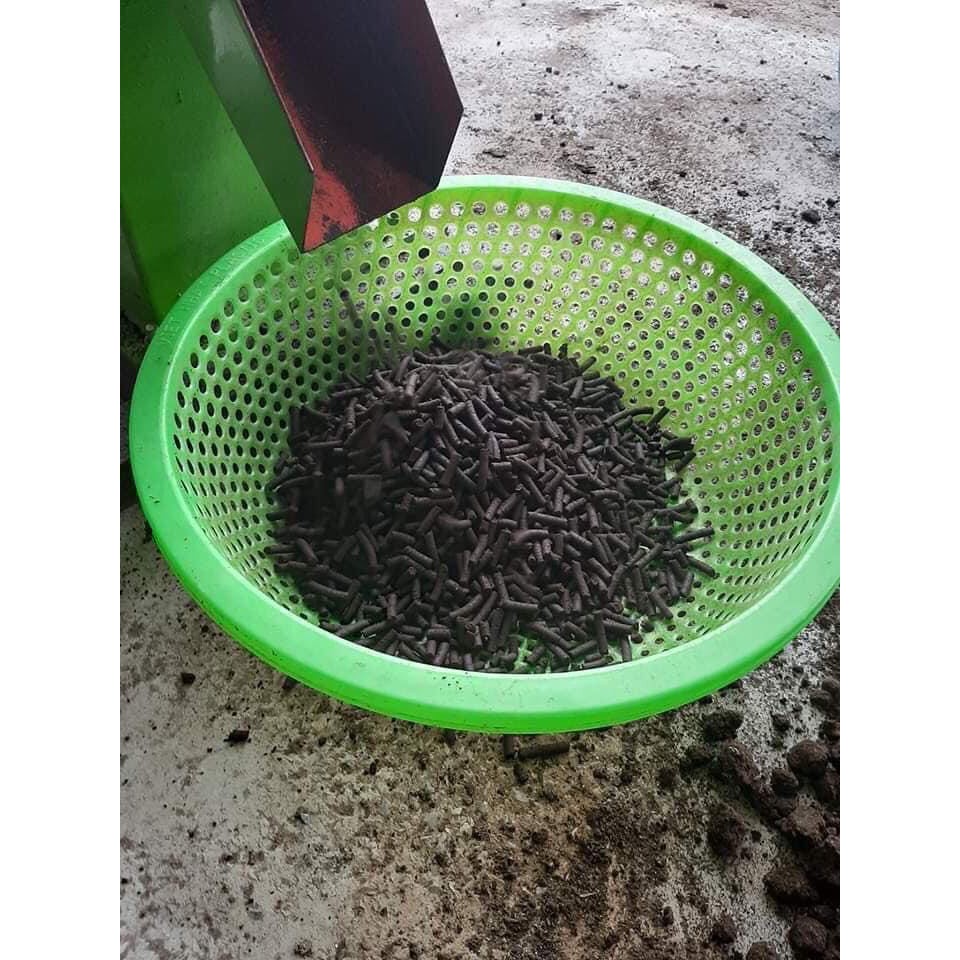Phân trùn quế viên nén hạt to 1kg bổ sung thêm Trichoderma
