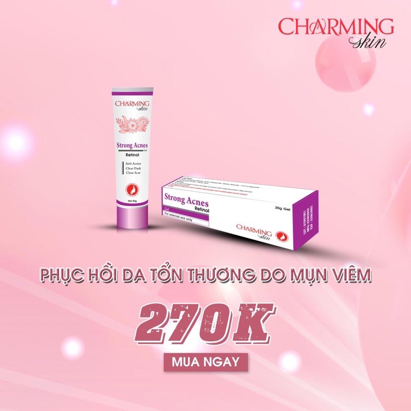 [ TẾT RẺ VÔ ĐỊCH] Kem ngừa mụn Strong Acnes - Charming Skin | BigBuy360 - bigbuy360.vn