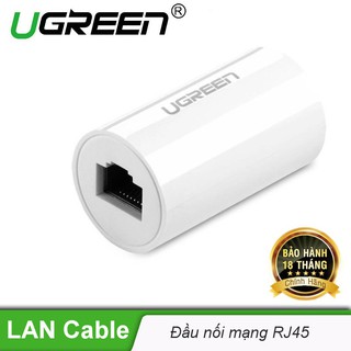Đầu nối mạng RJ 45 cái sang cái thiết kế đẹp mắt UGREEN 20391 (trắng) - Hàng Chính Hãng