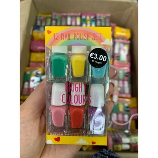 Set 12 sơn móng tay Primark cho bé
