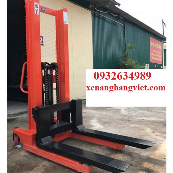 Xe nâng tay cao 3 tấn 3000kg lên cao 1.6M HS30/16 kích nâng bơm thủy lực