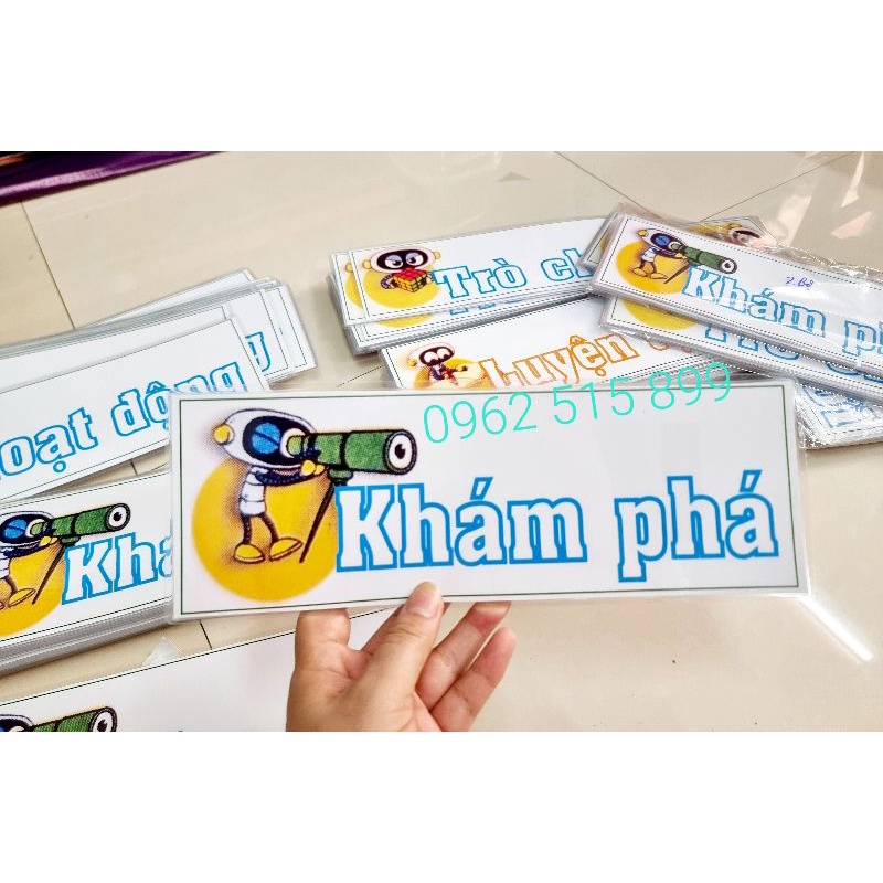 Bộ Thẻ lệnh "Khá phá, hoạt động, trò chơi, luyện tập"