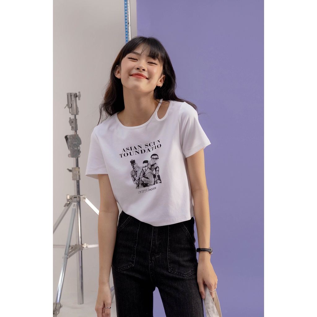 Quần jeans ống suôn 2 túi đắp màu đen LENclothing 7965
