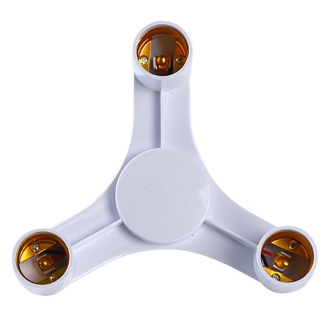 Ổ Cắm Mở Rộng 3 Đầu E27 100W 85-285V E27 Chuyên Dụng Chất Lượng Cao