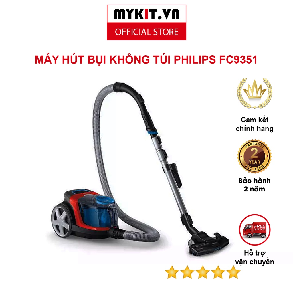 Máy hút bụi không túi PowerPro Compact Philips FC9351 - MYKIT.VN