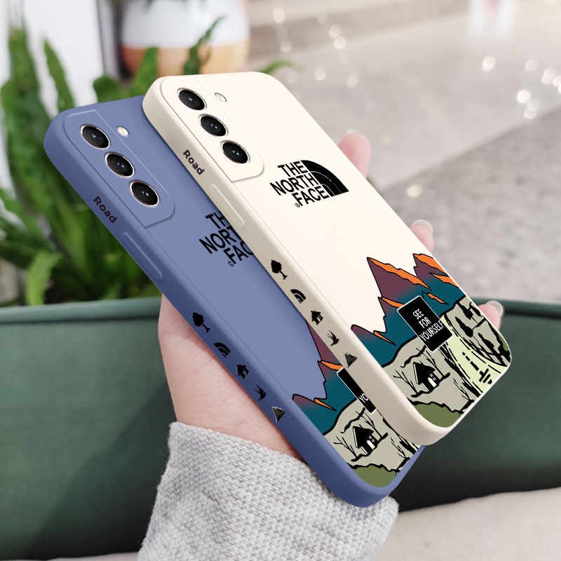 Ốp Điện Thoại Cảm Giác Thoải Mái Đường Dài Cho Samsung Galaxy S21 S20 FE Ultra Plus