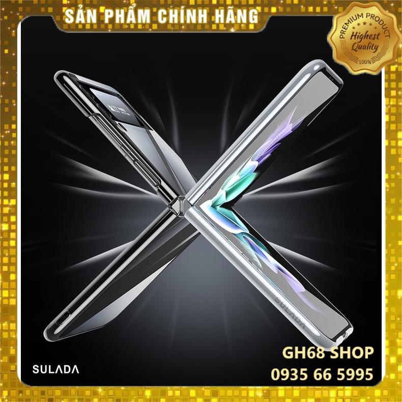 Ốp Lưng Trong Viền Màu Sam Sung Galaxy Z Fold 2, Z Fold 3, Z Flip 3 - chính hãng SULADA