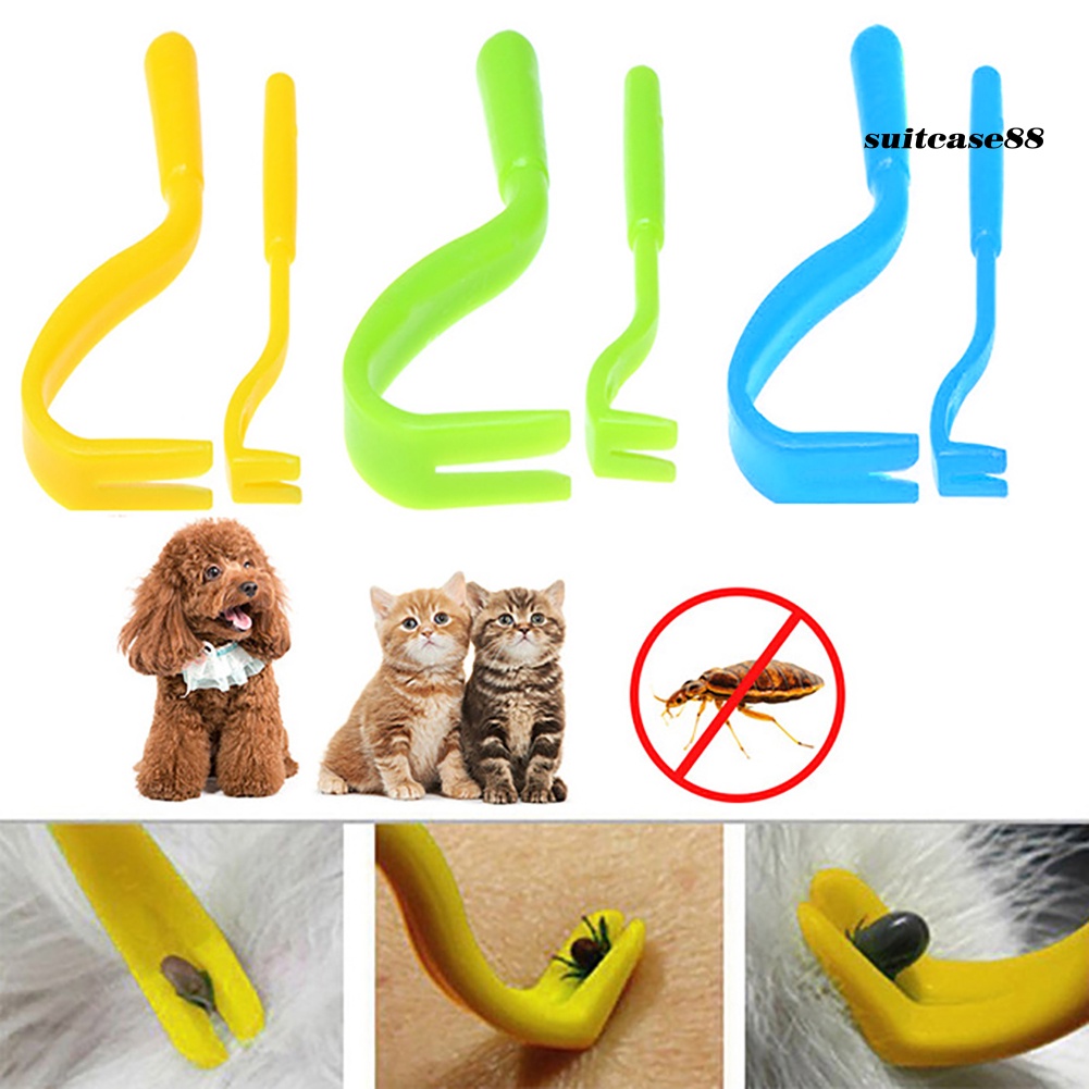 Set 2 dụng cụ bắt chấy rận cho thú cưng
