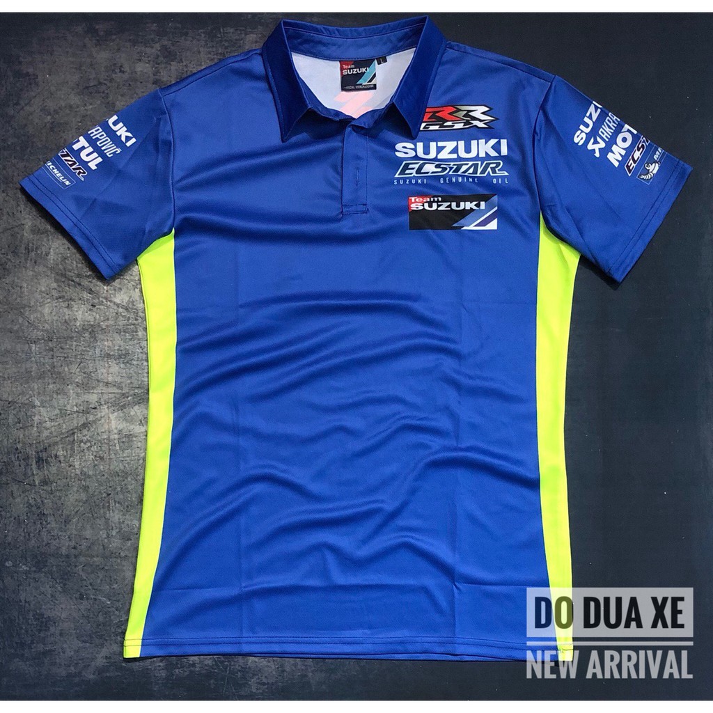 Áo thun đua xe polo Suzuki