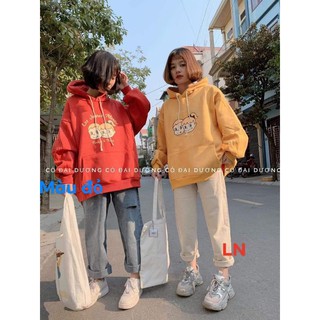 [Sói Xám] [Free ship 50k] ❤️❤️❤️- Áo hoodie hai mặt chữ vòng LN11 -Vải xịn