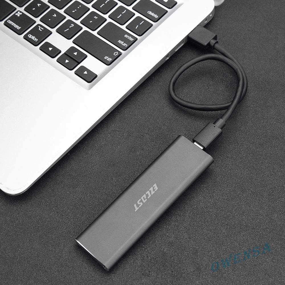 Ow  M2 SSD Case NVME PCIe Enclosure M.2 to USB Type C 3.1 GEN2 M Key Adapter♥