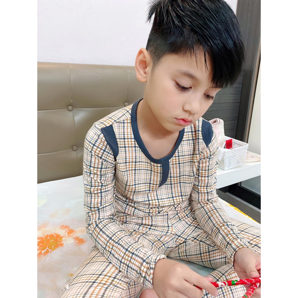 Bộ giữ nhiệt kẻ caro Moimoln xịn