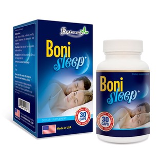 BoniSleep+ - Hỗ trợ trị mất ngủ do Stress - 30 viên