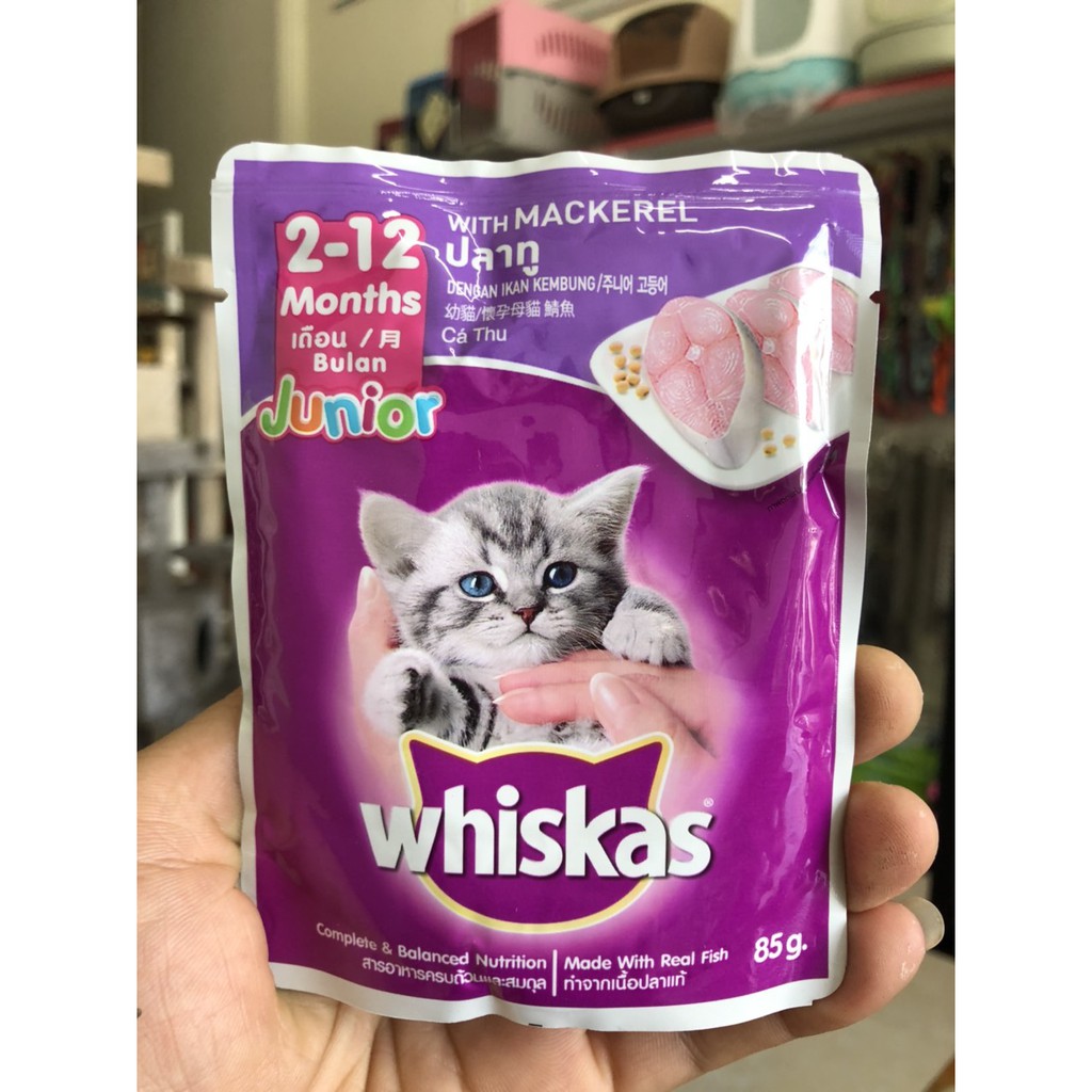 Pate Cho Mèo Con Whiskas Junior 85g